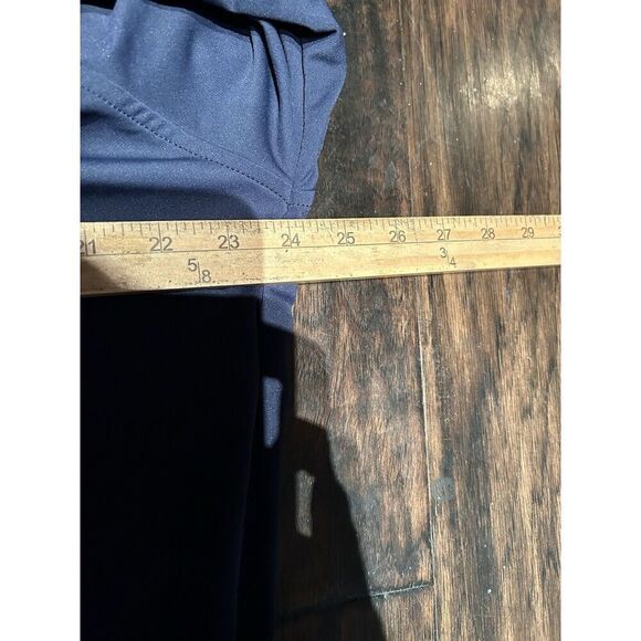 Peter Millar Perth Mens XL 1/4 Zip Pullover Stretch Blue Long Sleeve - Picture 9 of 10